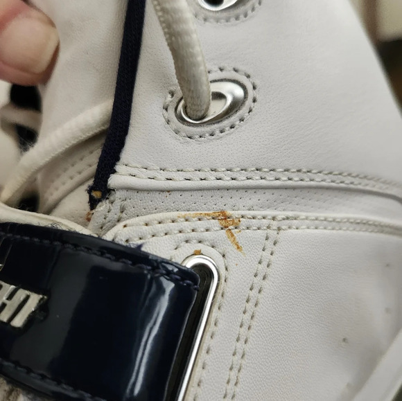 Jordan Team Reign White/Navy Sz 12 - Picture 12 of 16